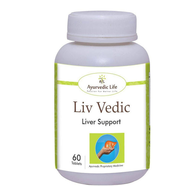 Ayurvedic Life Liv Vedic Liver Support Tablets - Distacart