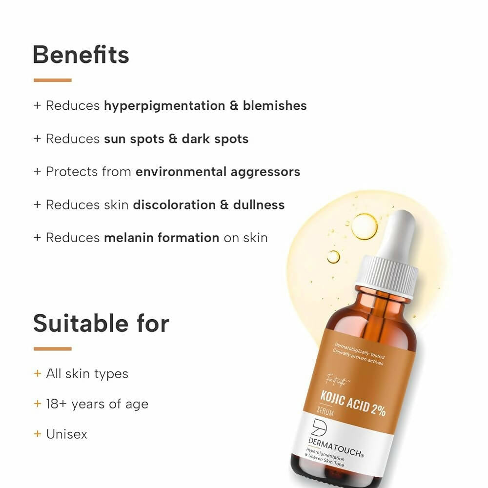 Dermatouch Kojic Acid 2% Face Serum - Distacart