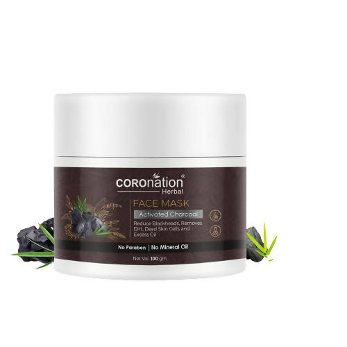 Coronation Herbal Activated Charcoal Face Mask - Distacart