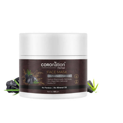 Coronation Herbal Activated Charcoal Face Mask - Distacart