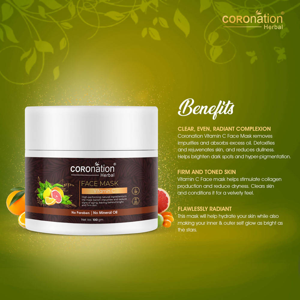 Coronation Herbal Vitamin C Face Mask - Distacart