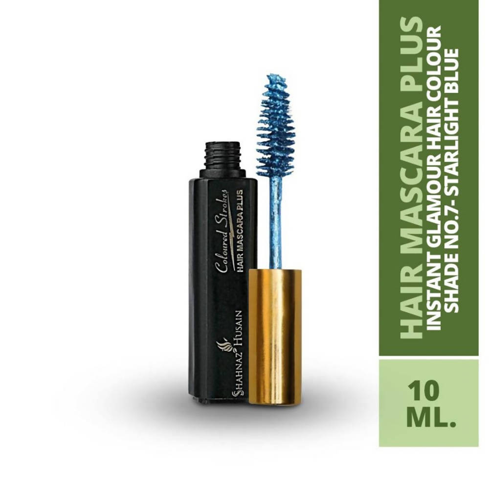 Shahnaz Husain Hair Mascara Plus Shade No.7 - Starlight Blue 10 ml