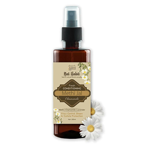 Nat Habit Chamomile Conditioning Methi Jal Hair Serum Spray - Distacart
