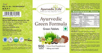 Thumbnail for Ayurvedic Life Ayurvedic Green Formula Tablets