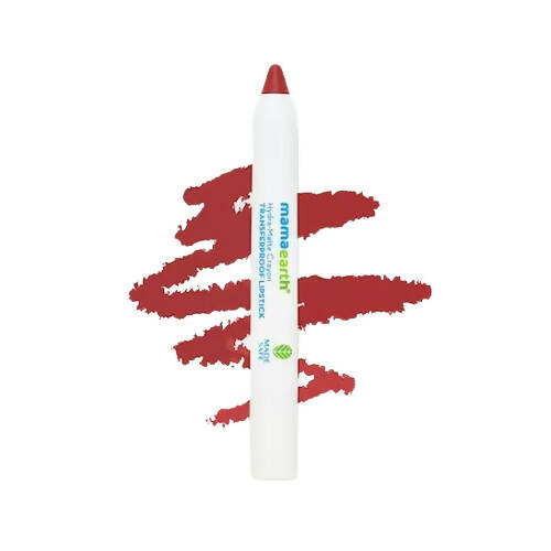 Mamaearth Hydra-Matte Crayon Transferproof Lipstick Berry Red - Distacart