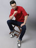 Even Apparels Maroon Pure Cotton Kurta With Side Placket - Distacart