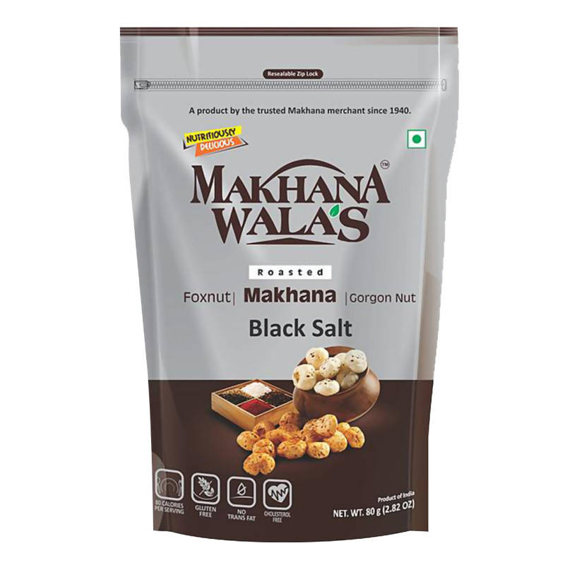 Makhanawala&#39;s Roasted Makhana Black Salt