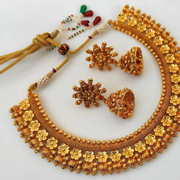 Metallic Necklace Set - Distacart