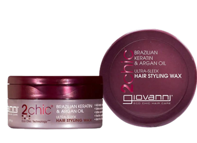 Giovanni Organic 2Chic Brazilian Keratin & Argan Oil Ultra-Sleek Hair Styling Wax