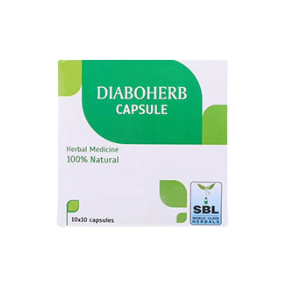 SBL Homeopathy Diaboherb Capsules - Distacart