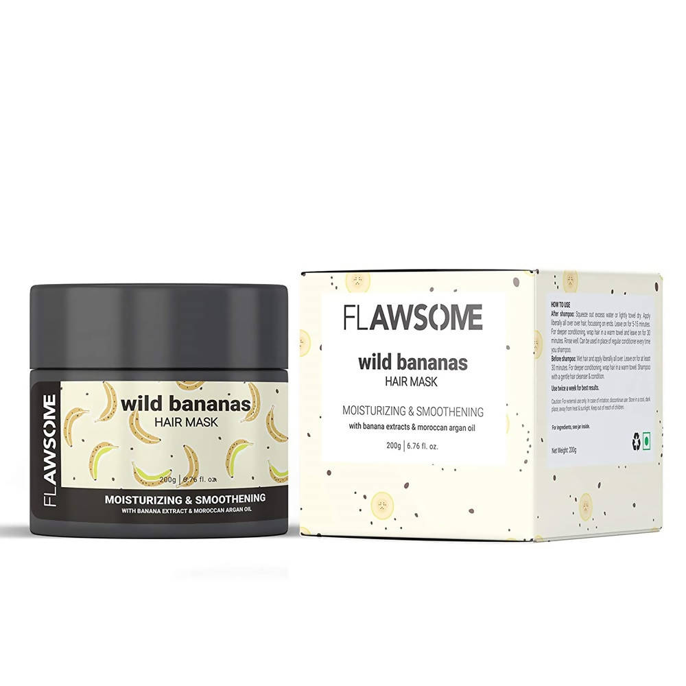 Flawsome Wild Bananas Moisturizing & Smoothening Hair Mask