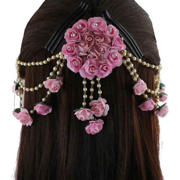 Baby Pink Flower Hair Accessories