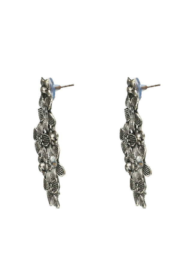 Mominos Fashion Johar Kamal Oxidised Silver-Plated Hasli Design Necklace Choker Set For Women - Distacart