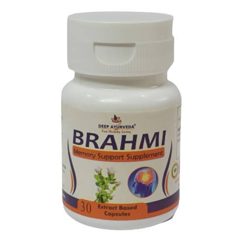 Deep Ayurveda Brahmi 500mg Veg Capsule - Distacart