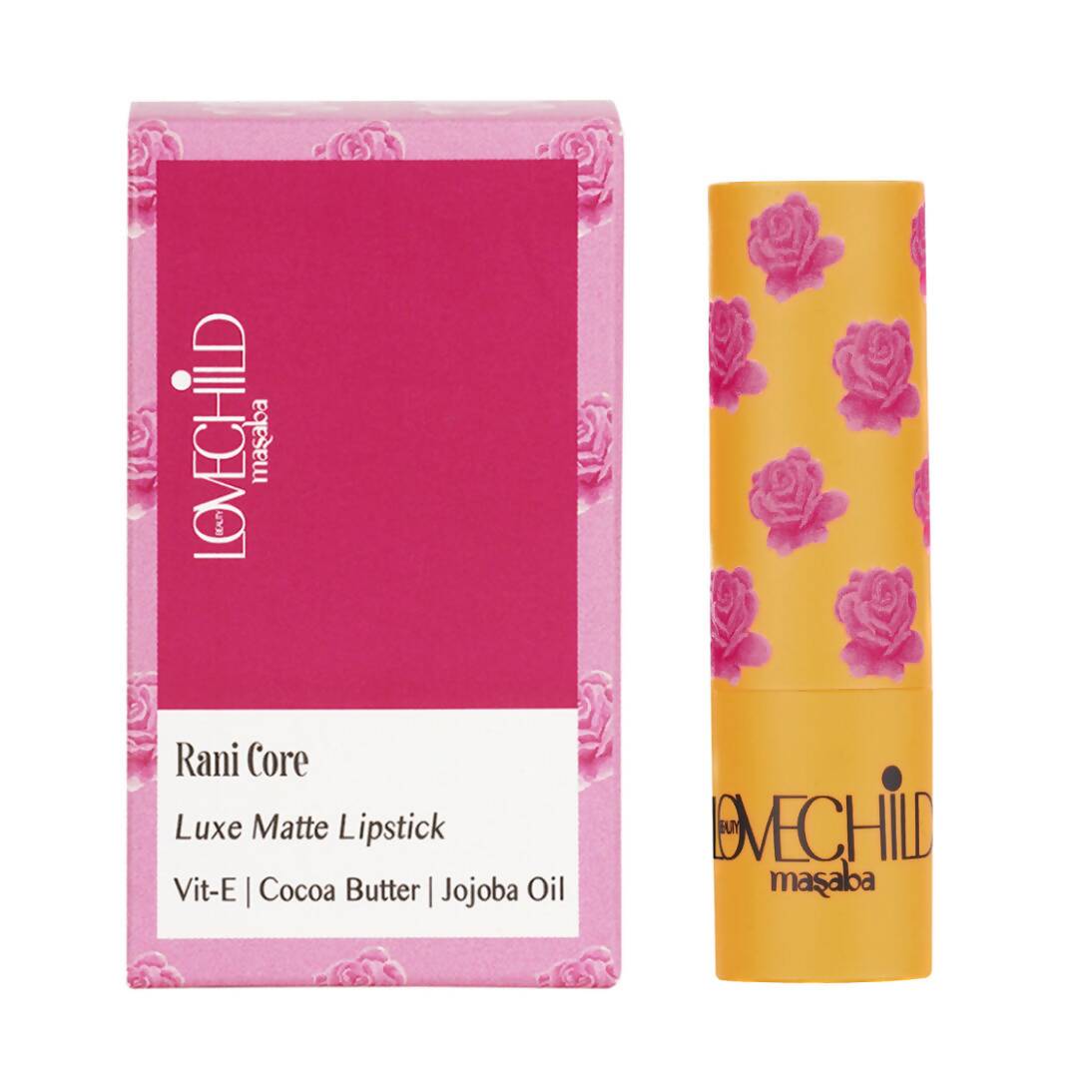 LoveChild By Masaba Gupta Rani Core Luxe Matte Lipstick - Pink Iris - Distacart
