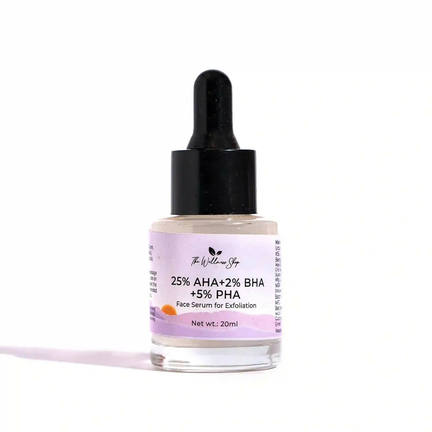 The Wellness Shop 25% AHA + 2% BHA + 5% PHA Face Serum - Distacart
