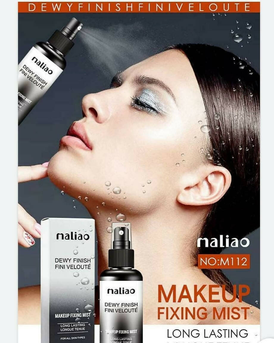 Maliao Professional Matte Look Dewy Finish Makeup Fixing Mist - Distacart