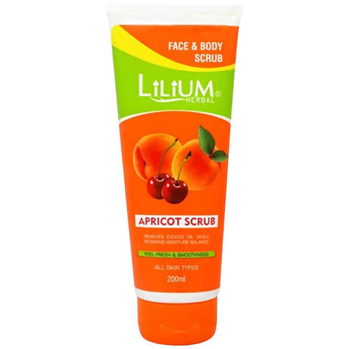 Lilium Herbal Apricot Scrub For Feel Fresh & Smoothness - Distacart