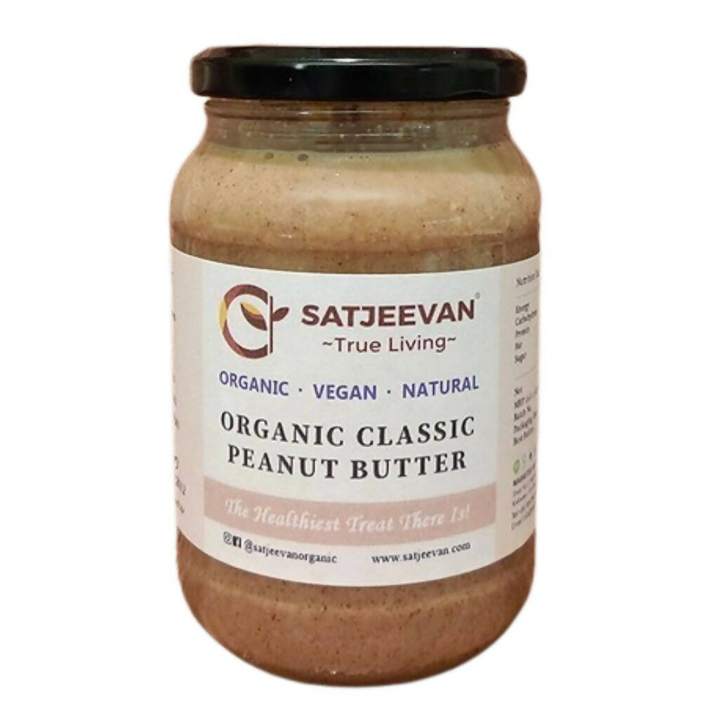 Satjeevan Organic Classic Peanut Butter - Distacart