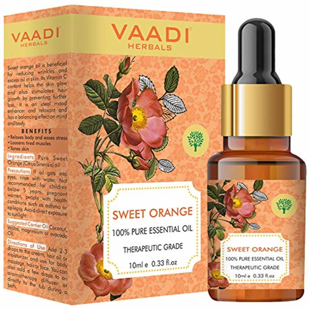 Vaadi Herbals Sweet Orange Oil Therapeutic Grade - Distacart