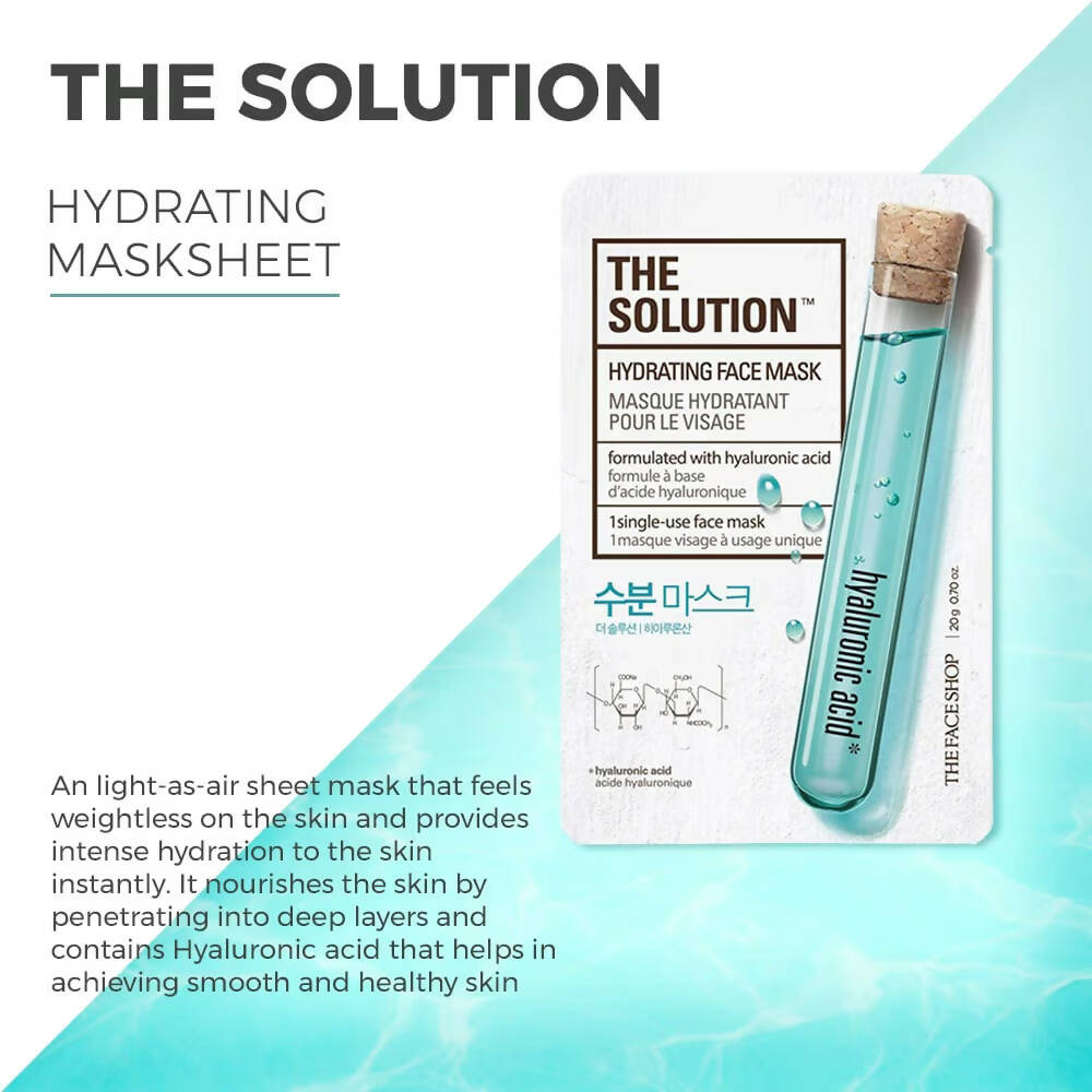 The Face Shop The Solution Hydrating Face Mask - Distacart