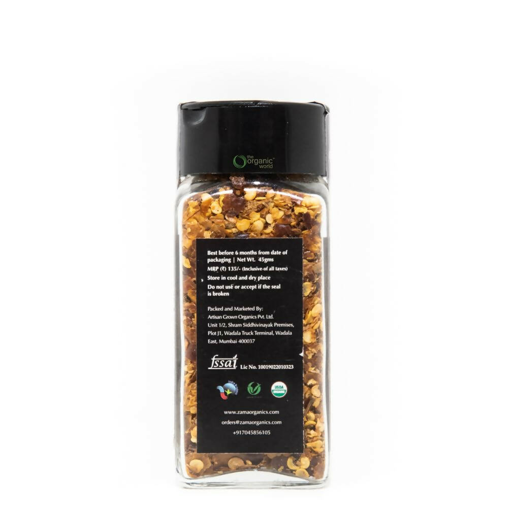 Zama Organics Yellow Chilli Flakes - Distacart