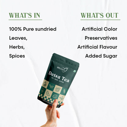 Oraah Detox Herbal Tea for Weight Management - Distacart