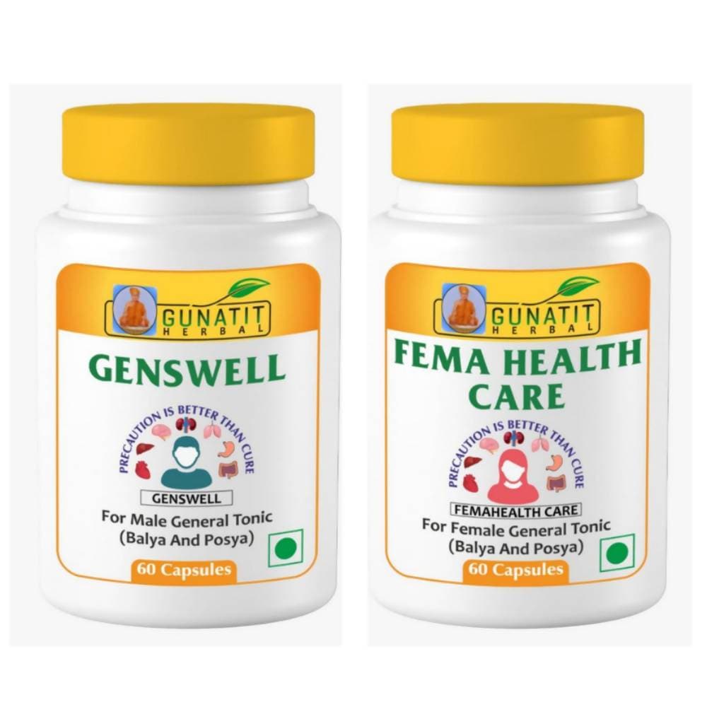 Gunatit Herbal combo of Genswell + Fema Healthcare - Distacart