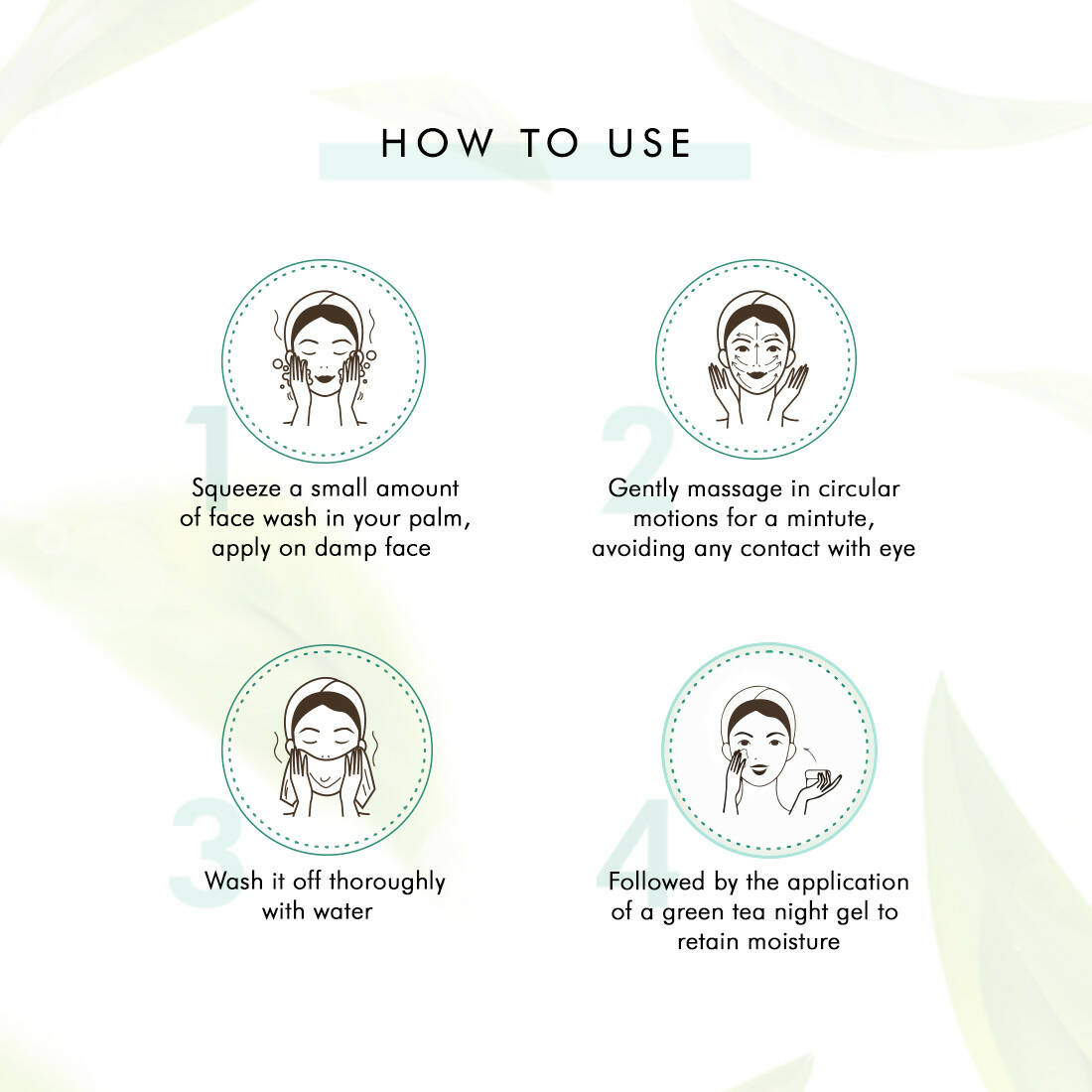 mCaffeine Green Tea Face Wash with Vitamin C & Hyaluronic Acid - Distacart