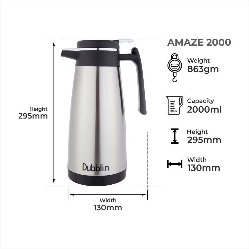 Dubblin Amaze Stainless Steel Kettle - Distacart