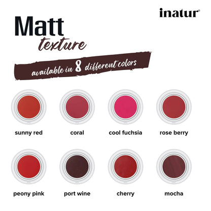Inatur Lip and Cheek Tint Port Wine - Distacart
