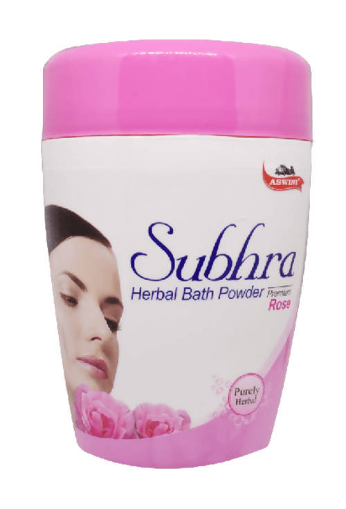 Aswini Subhra Rose Herbal bath Powder (Rose Premium)
