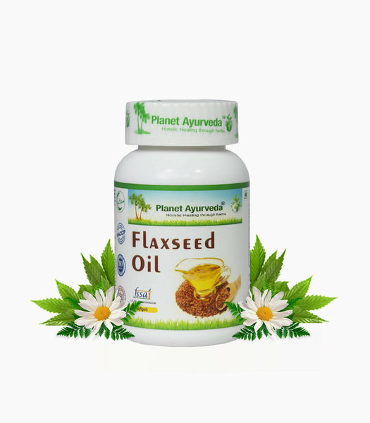 Planet Ayurveda Flaxseed Oil Capsules - Distacart