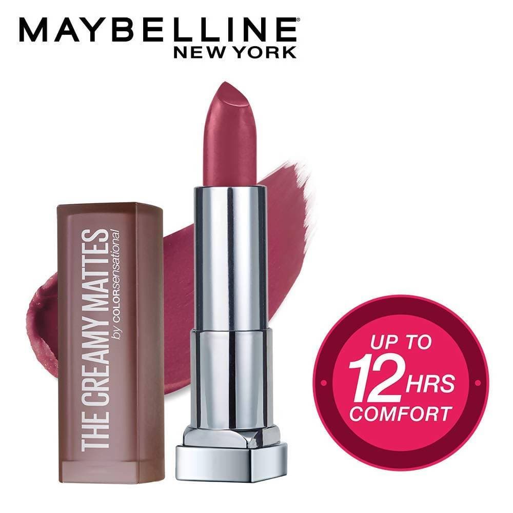 Maybelline New York Color Sensational Creamy Matte Lipstick / 638 Madly Magenta - Distacart