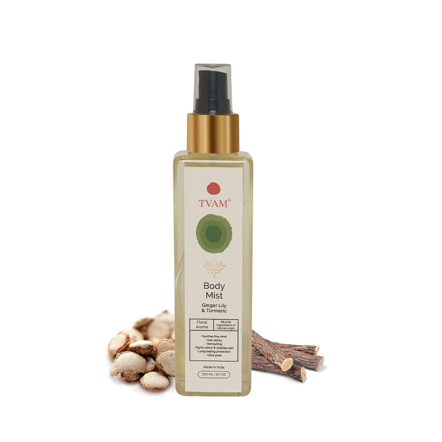 Tvam Body Mist - Ginger Lily & Turmeric - Distacart