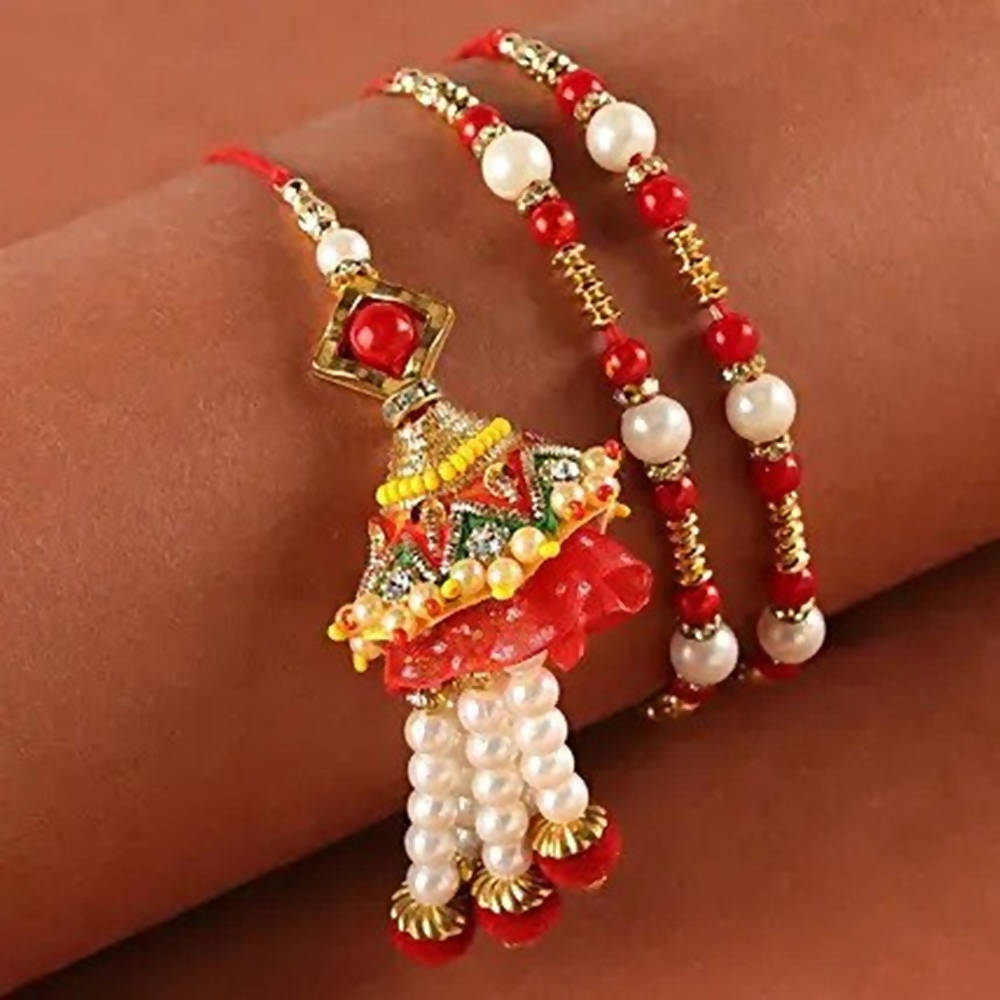 Pearl Rakhi Set