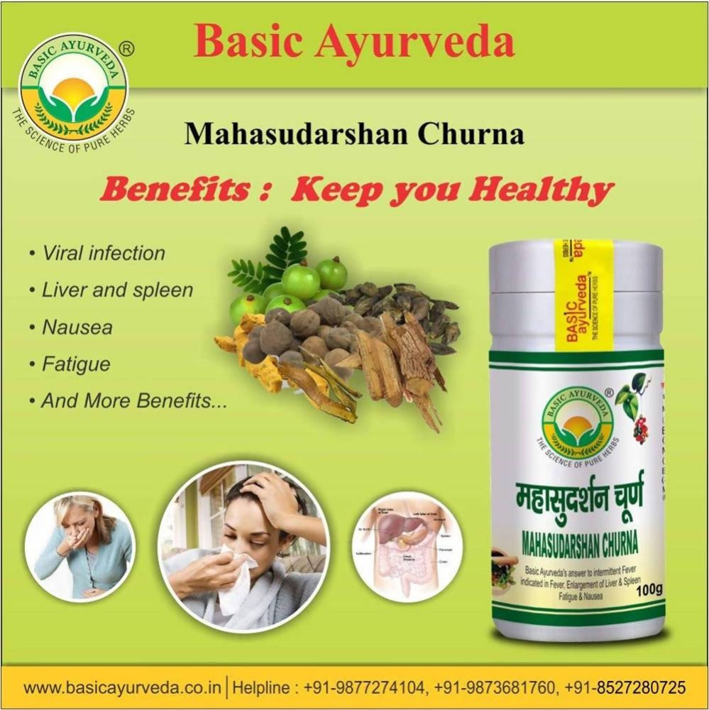 Basic Ayurveda Mahasudarshan Churna Benefits