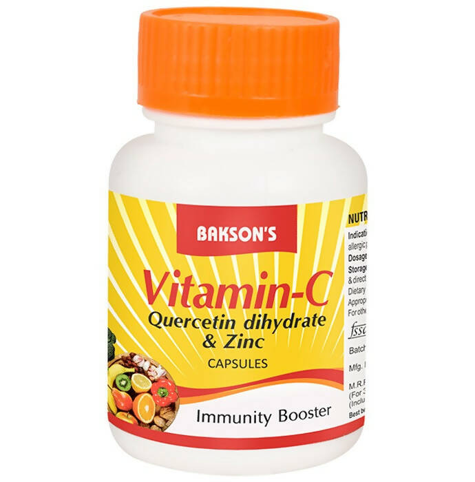 Bakson's Vitamin C Plus & Zinc Capsules - Distacart