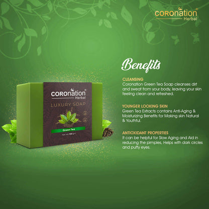 Coronation Herbal Green Tea Luxury Soap - Distacart
