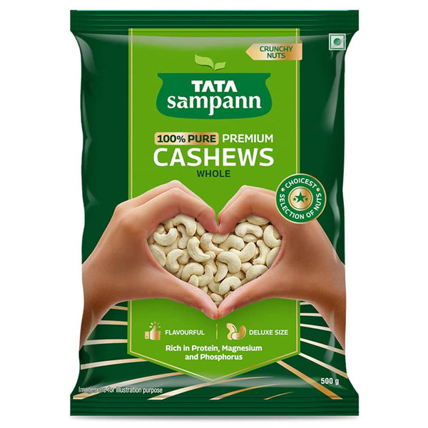 Tata Sampann Premium Cashews Whole - Distacart