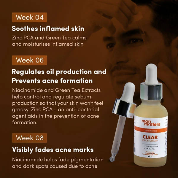 Man Matters Clear Face Serum for Men