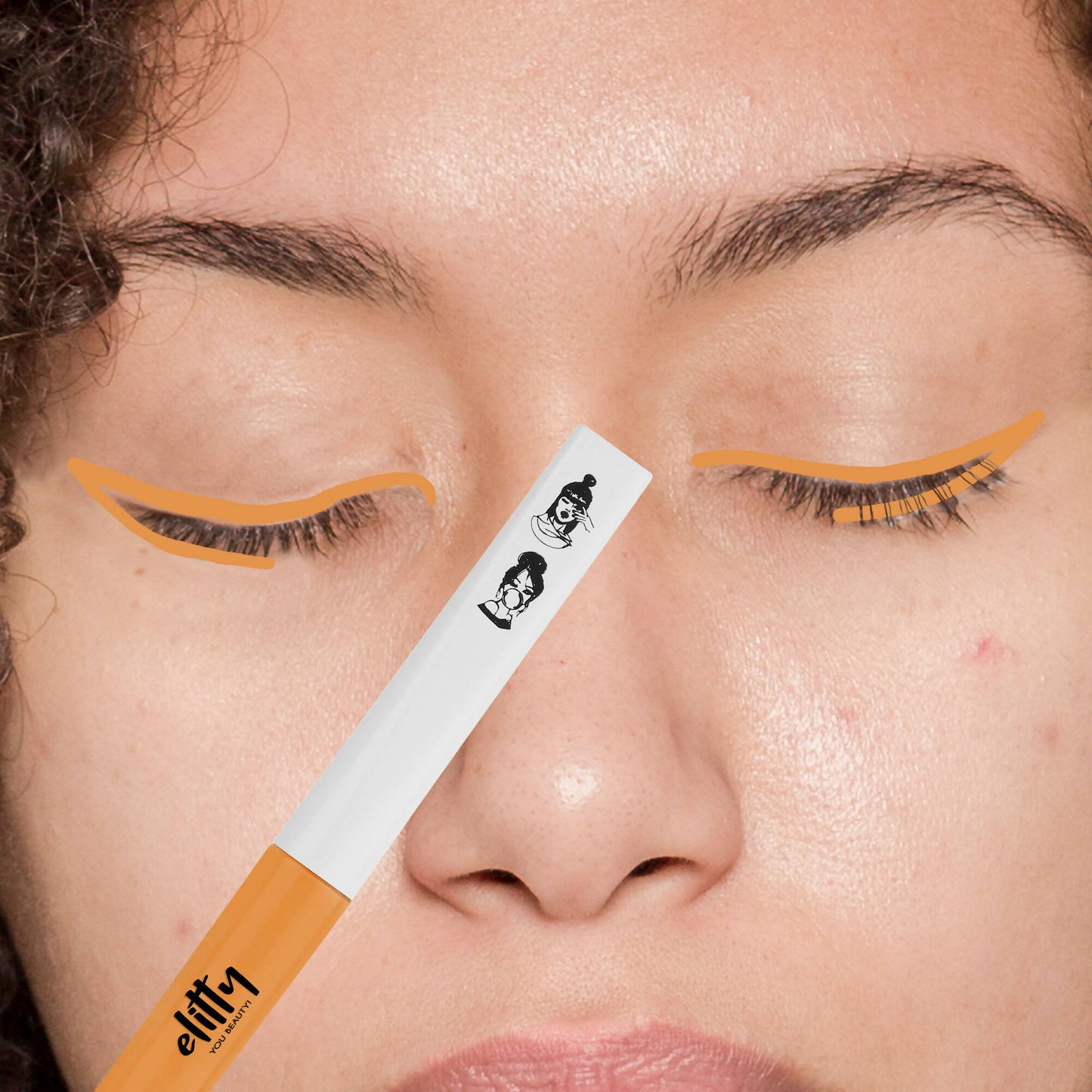 Elitty Eye Gotta Feeling - Pop Eyeliner Matte -Devil's Advocate-Orange - Distacart