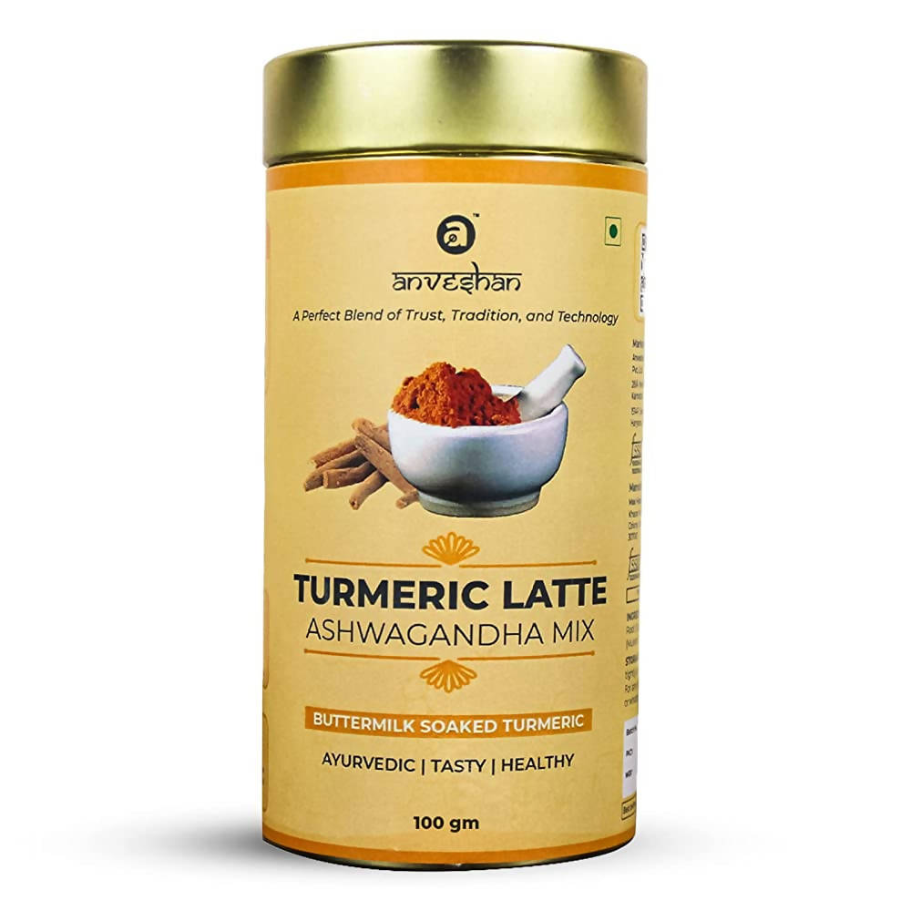 Anveshan Turmeric Latte Ashwagandha Mix - 100 G