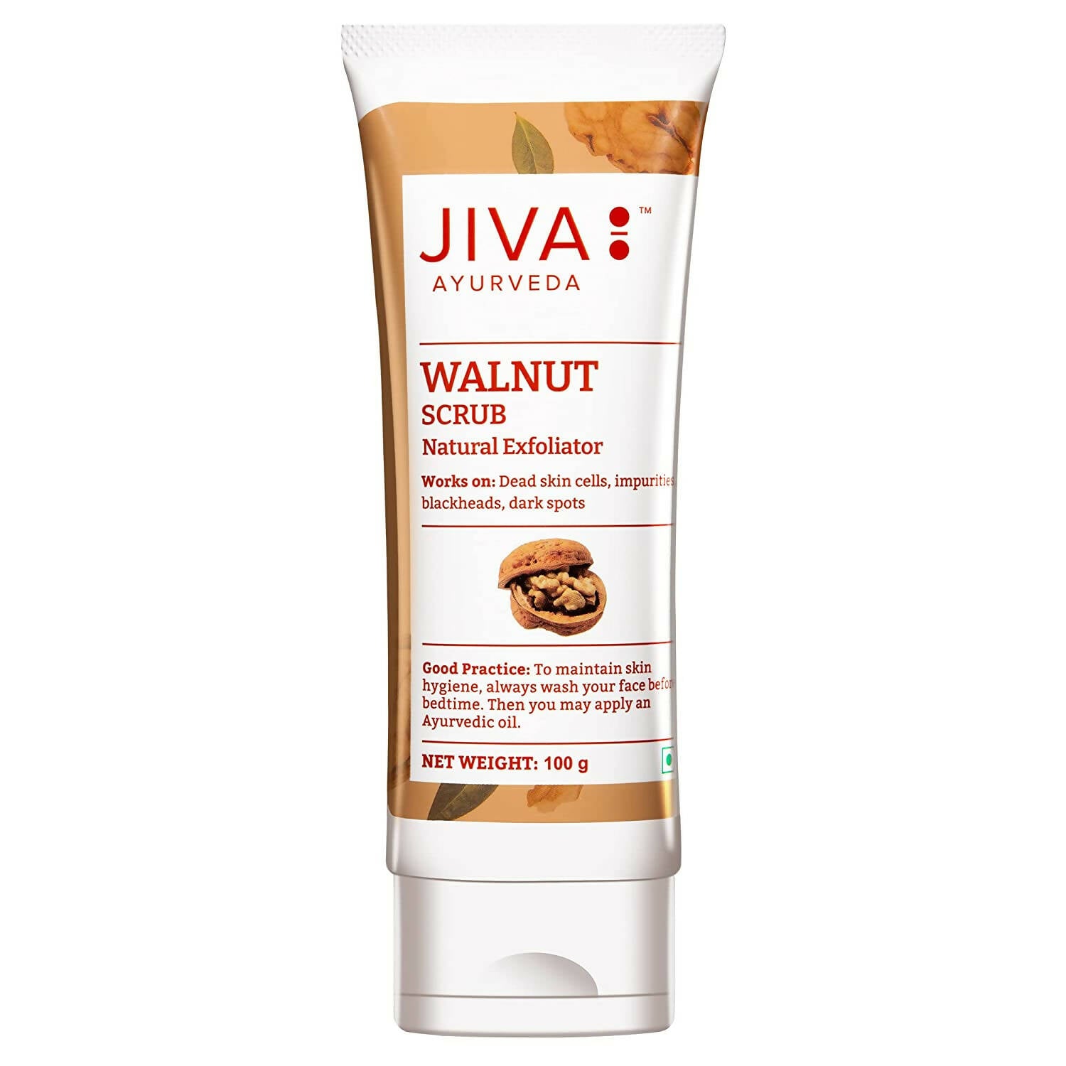 Jiva Ayurveda Walnut Scrub - Distacart