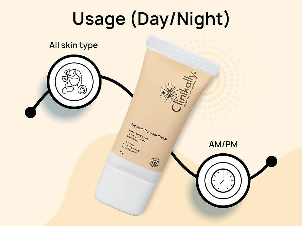 Clinikally Pigment Corrector Cream - Distacart