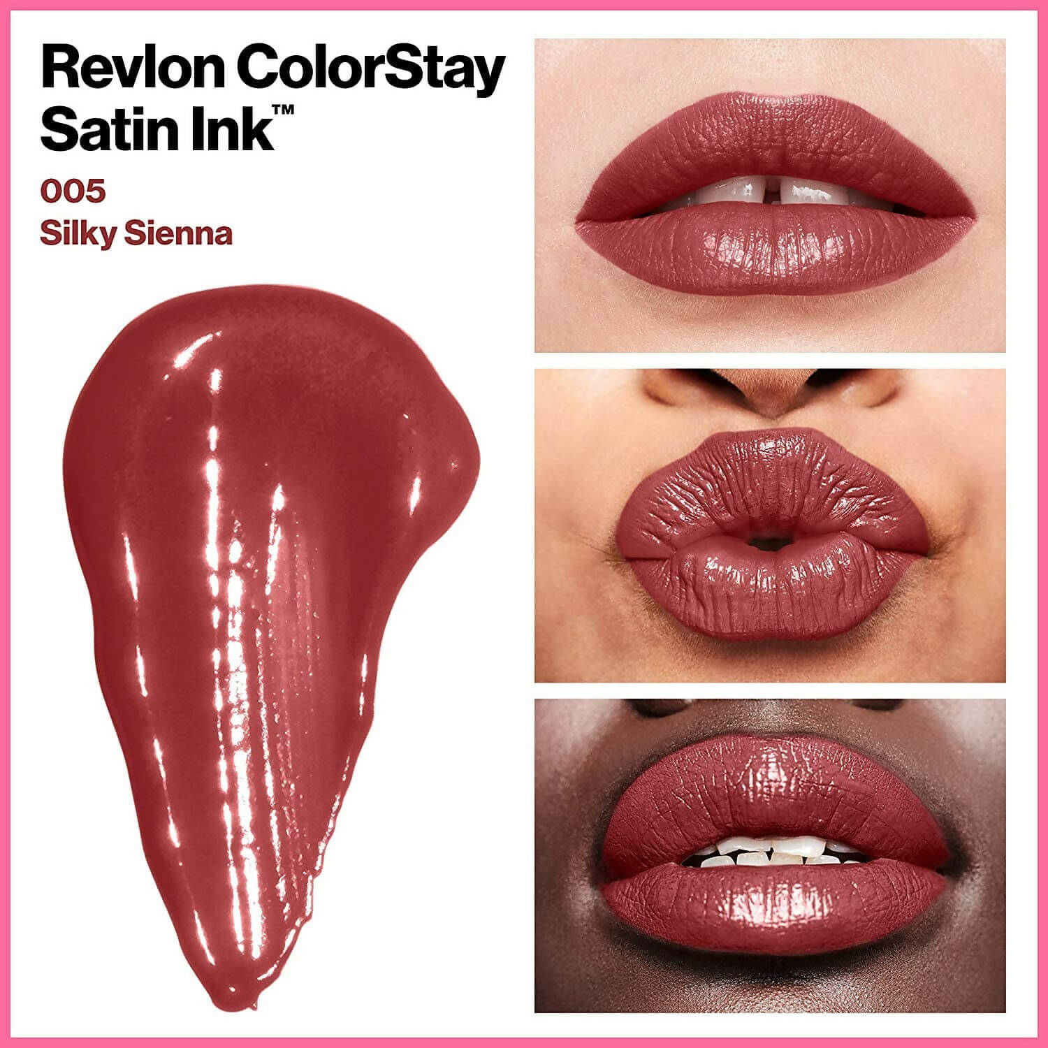 Revlon Colorstay Satin Ink Liquid Lip Color - Silky Sienna - Distacart
