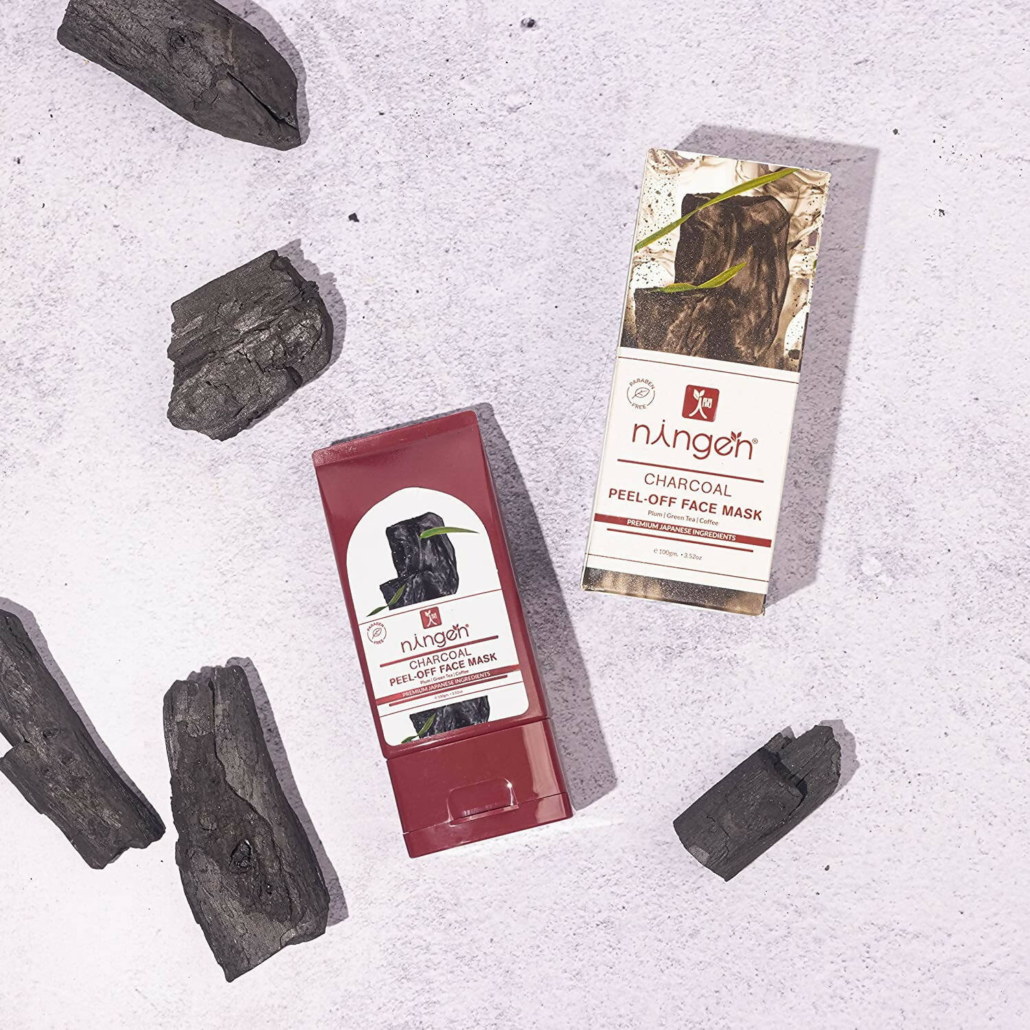 Ningen Charcoal Peel-Off Face Mask - Distacart