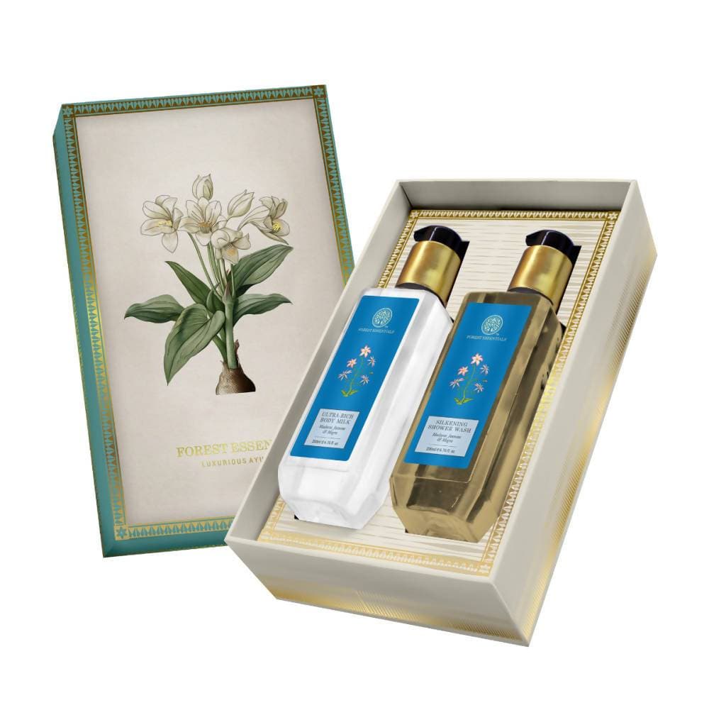 Forest Essentials White Lily Body Care Duo (Jasmine) Box - Distacart