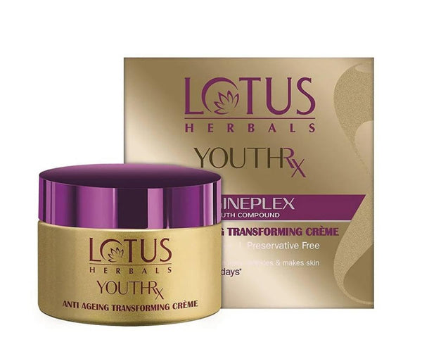 Lotus Herbals Youth Rx Anti-Aging Transforming Creme – SPF 25, PA +++