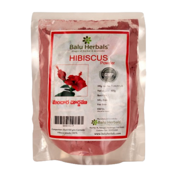 Balu Herbals Hibiscus Flower (Mandara) Powder - Distacart